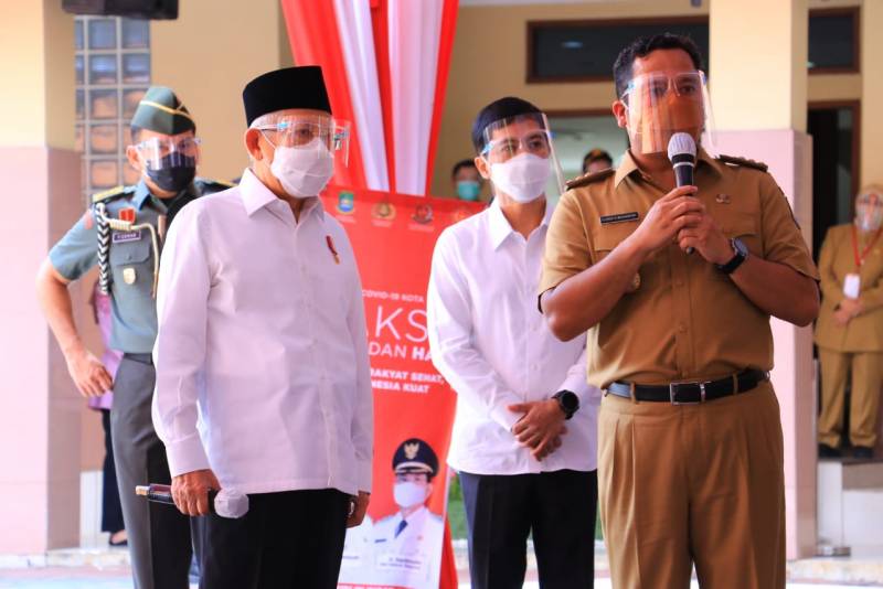 Wapres: Guna Capai Satu Juta Vaksin Setiap Hari, Pemerintah Pusat Siap Bantu Pemkot Tangerang