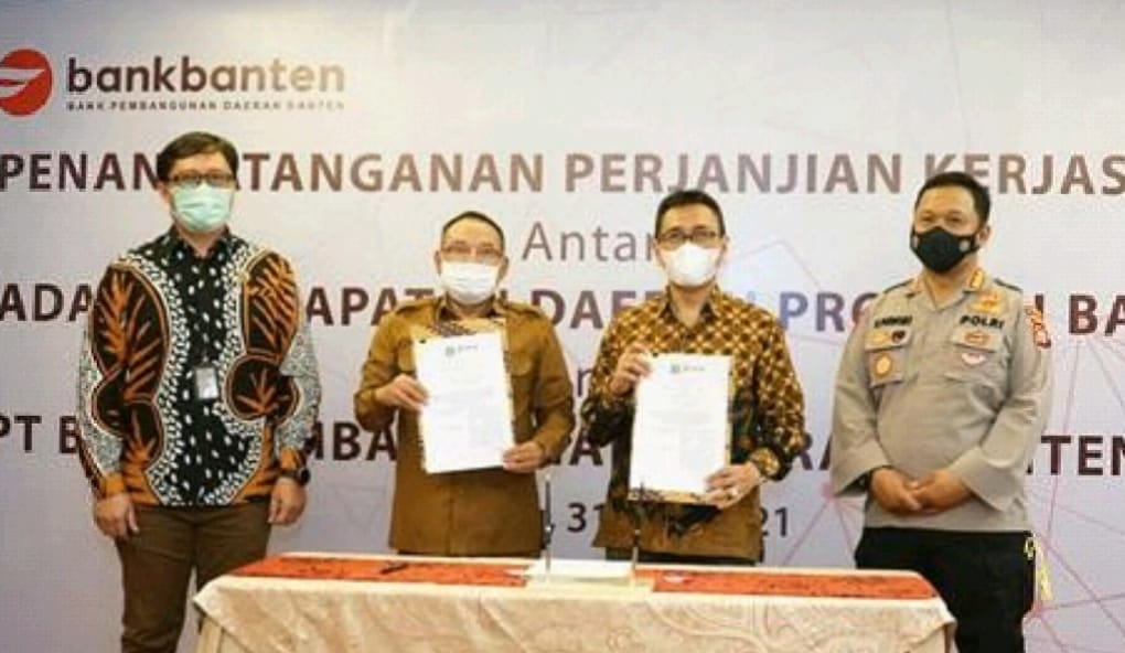 Perkuat Ekosistem Keuangan Daerah, Bank Banten Jalin Kerja Sama dengan Bapenda  Banten