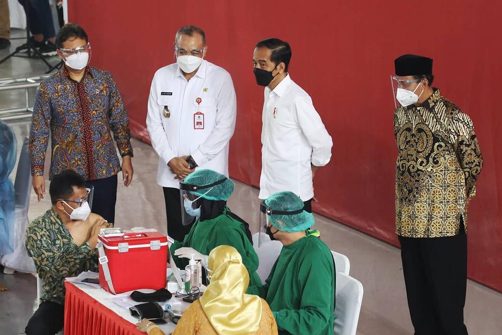 Dalam Penanganan Covid-19, Presiden Jokowi Apresiasi Gubernur Banten