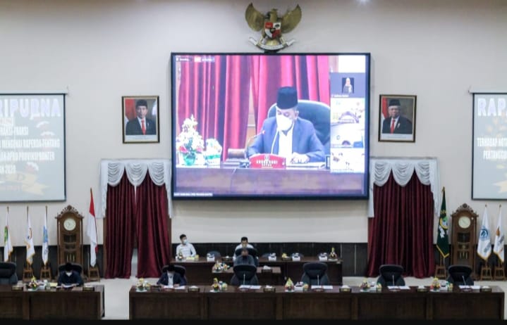 DPRD Banten Apresiasi Gubernur atas Pencapaian Pelaksanaan APBD Banten Tahun 2020