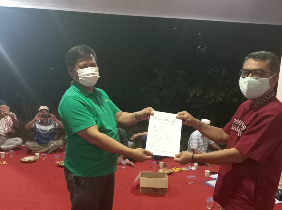 Ketua RW 003 Pelamunan Kecamatan  Kramatwatu Periode 2021 – 2026, Terpilih Aklamasi