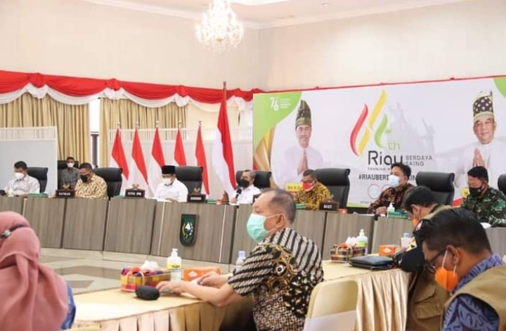 Ketua DPRD Hadiri Rapat Koordinasi Forkopimda Se-Provinsi Riau