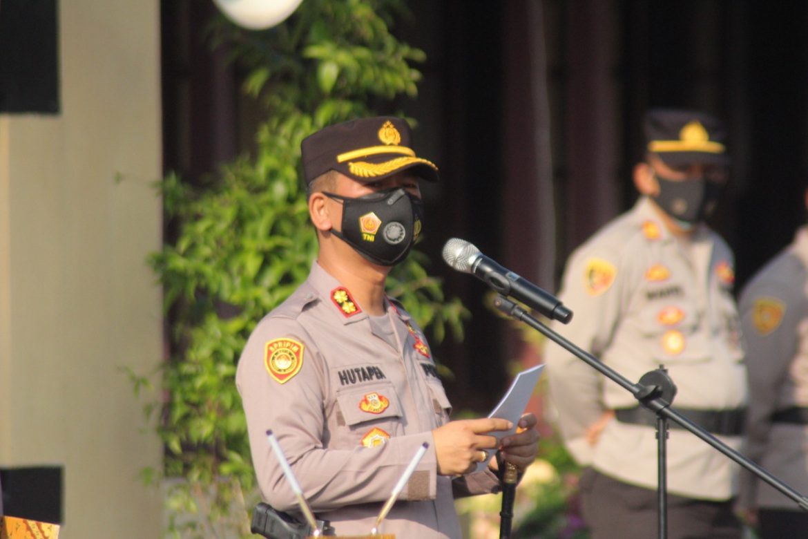 Kapolres Serang Kota Polda Banten Pimpinan Upacara Sertijab Kapolsek Cipocok Jaya