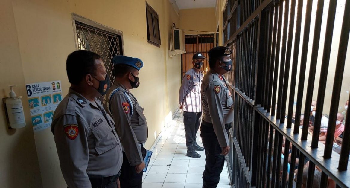 Pawas Polres Cilegon Polda Banten Sidak Ruang Tahanan