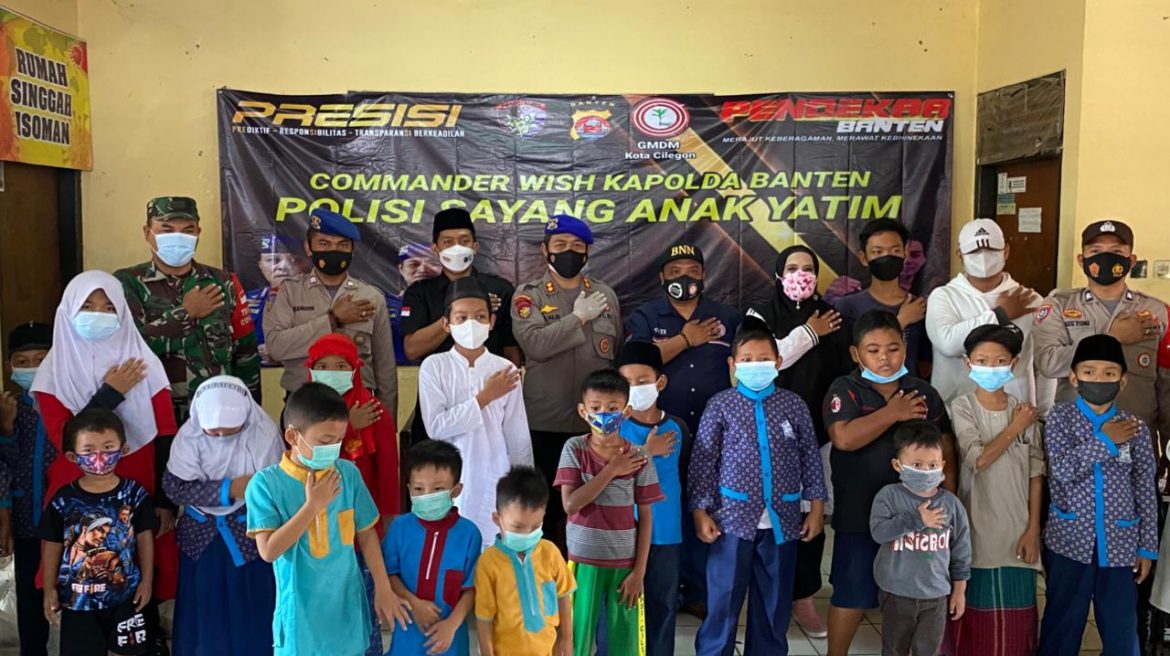 Bakti Sosial Ditpolairud Polda Banten Bersama GMDM  Kota Cilegon