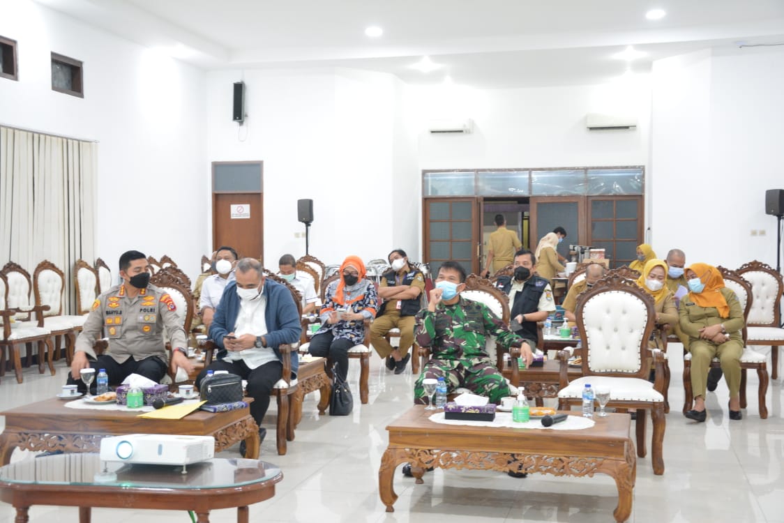 Kapolresta Tangerang Ikuti Vidcon Rakor Menko Marves Evaluasi PPKM Jawa Bali