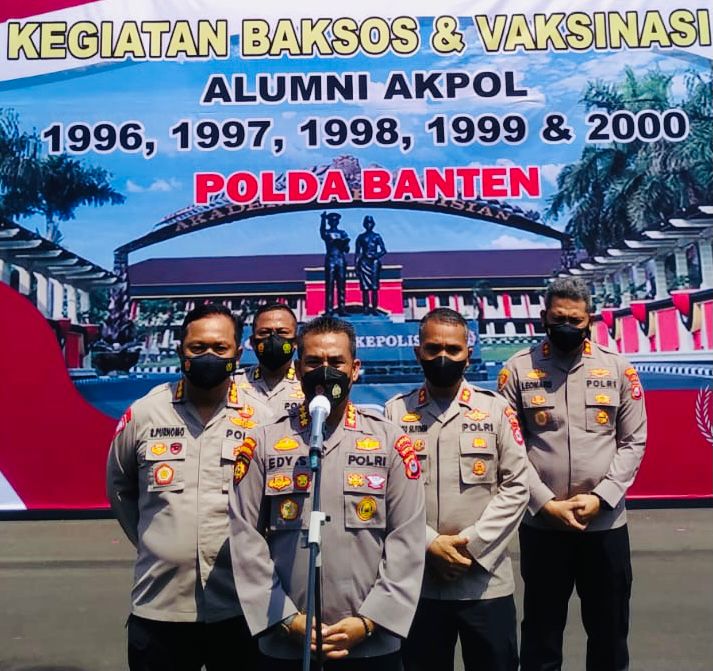 Baru Ada di Polda Banten, 5 Angkatan Alumni Akpol Bersatu Baksos