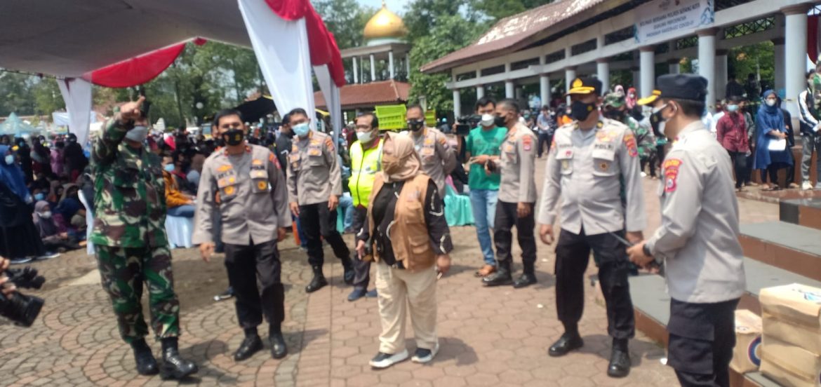 Gerai Vaksinasi Presisi, Kapolres Serang Kota Polda Banten Himbau Prokes