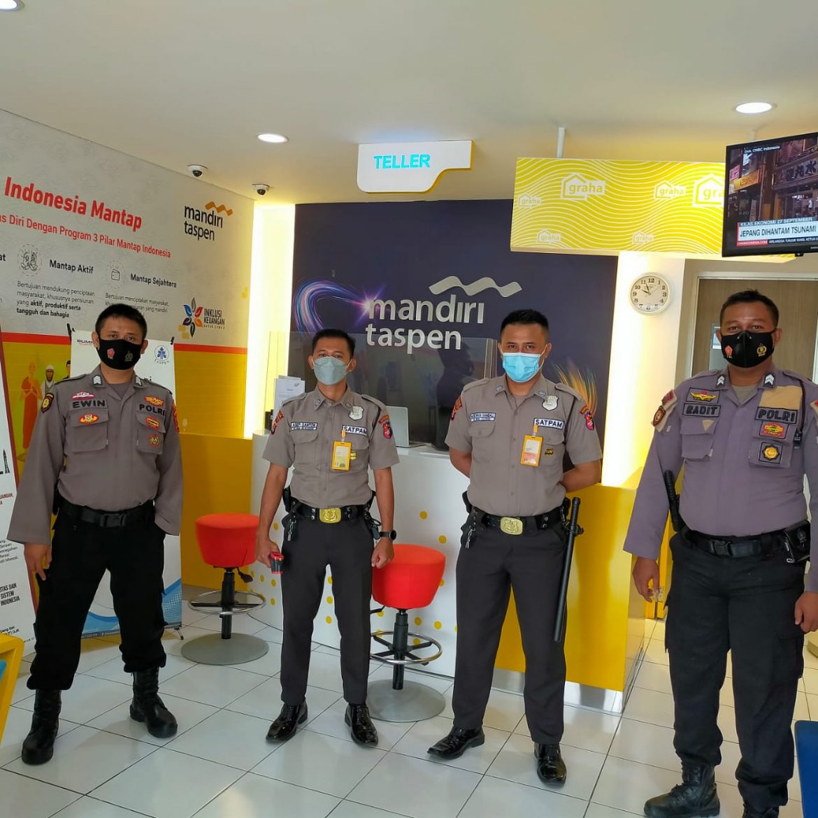 Pamobvit Polresta Tangerang Lakukan Patroli Perbankan Cegah Kejahatan
