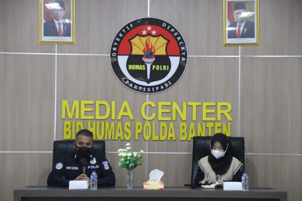 Diskusi Bareng Program The Police Tim Transmedia Bersama Humas Polda Banten