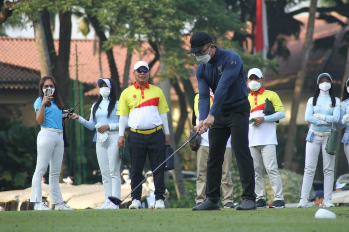 Wagub, Buka Banten Golf Open Tournament 2021 Diikuti Peserta Pro & Amatir