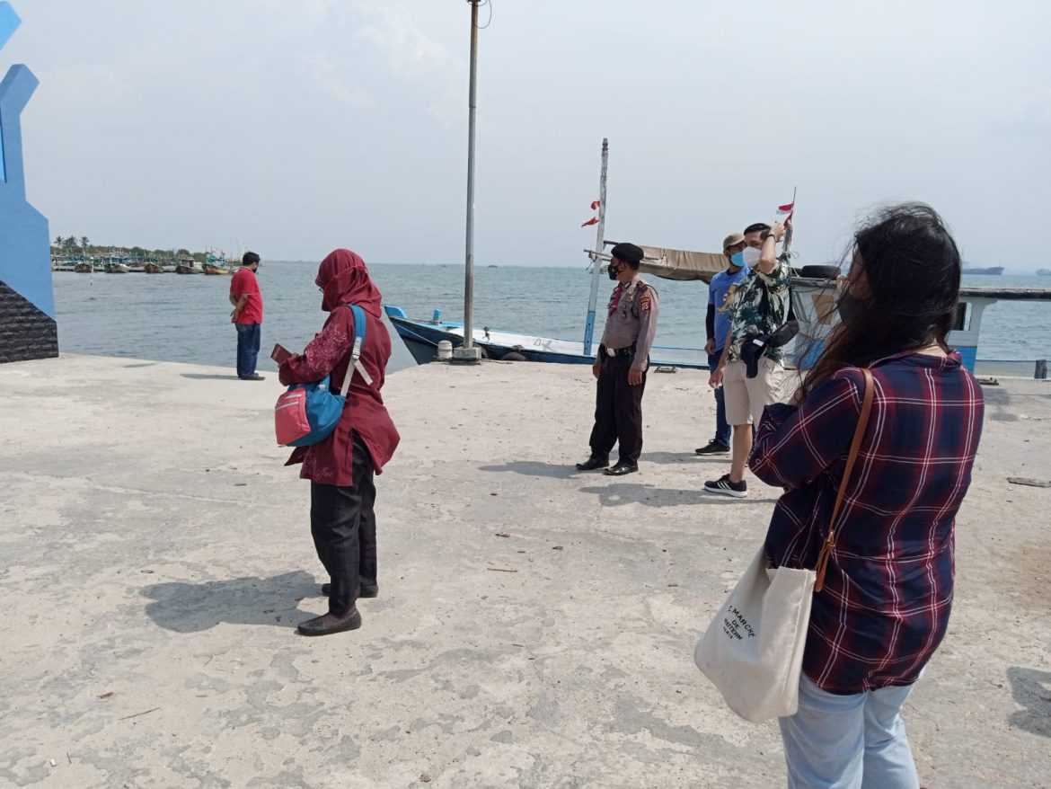 Tim Patroli Wisata Ditpamobvit Polda Banten Lakukan Pengawalan Kunjungan Tim Liputan TVRI