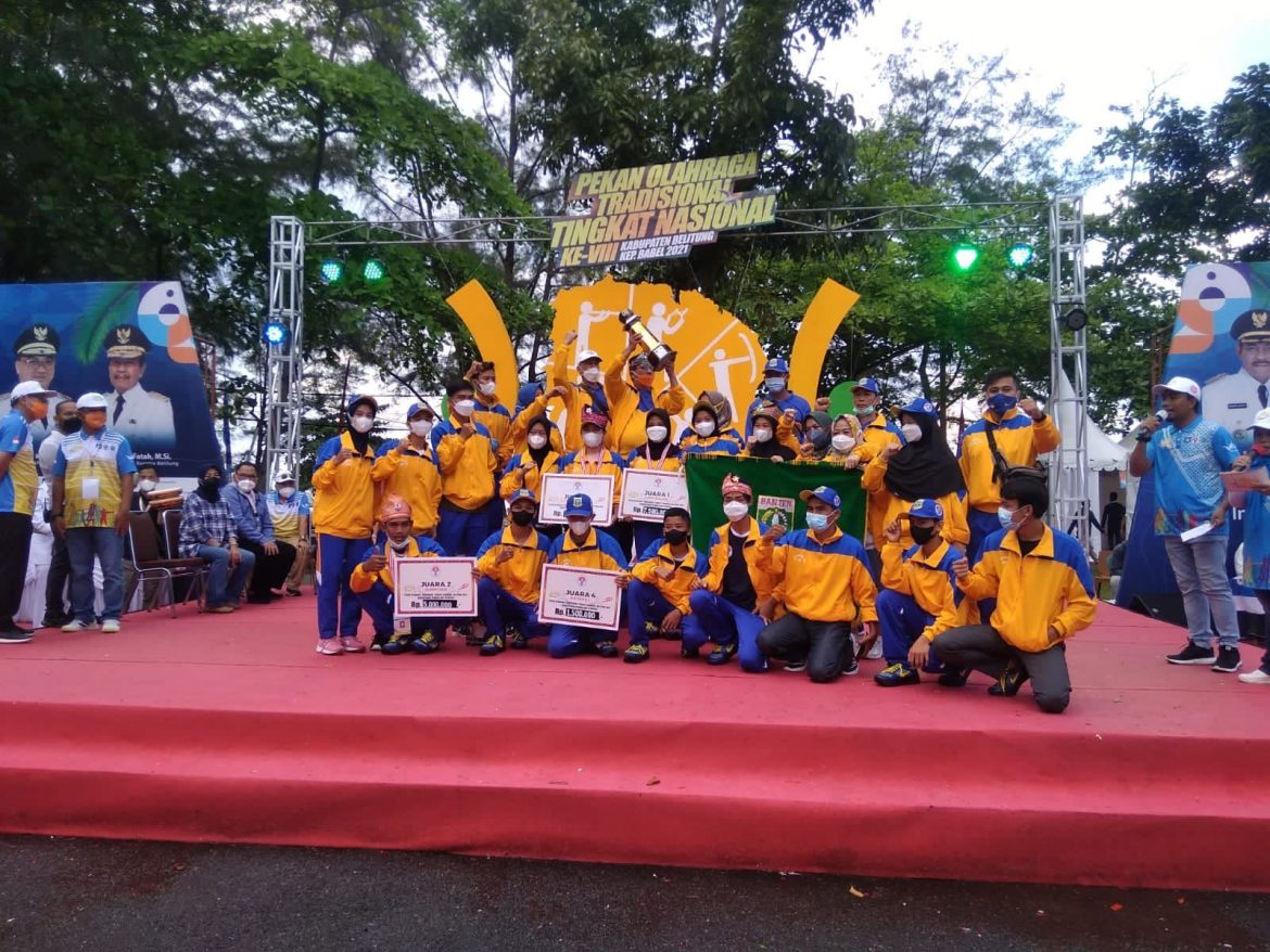 Provinsi Banten Juara Umum Pekan Olahraga Tradisional Nasional VIII Tahun 2021