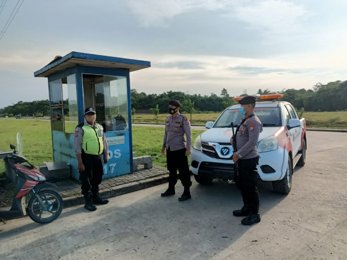 Patroli di Kawasan PT Modern Cikande, Ditpamobvit Polda Banten Pastikan Kamtibmas Aman