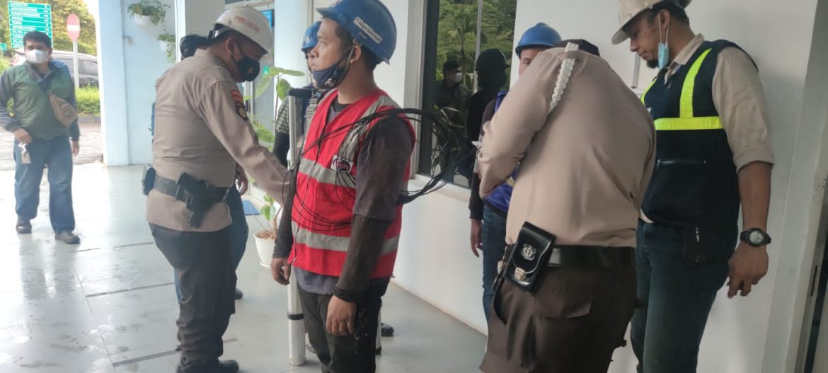 Ditpamobvit Polda Banten Lakukan Pengamanan dan Patroli di PT Krakatau Daya Listrik