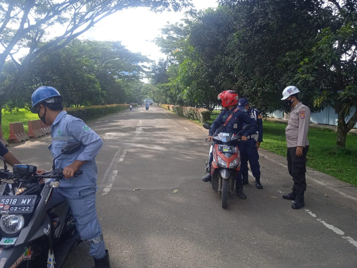 Personel Ditpamobvit Polda Banten Lakukan Pengamanan dan Patroli di PLTU 2 Labuan