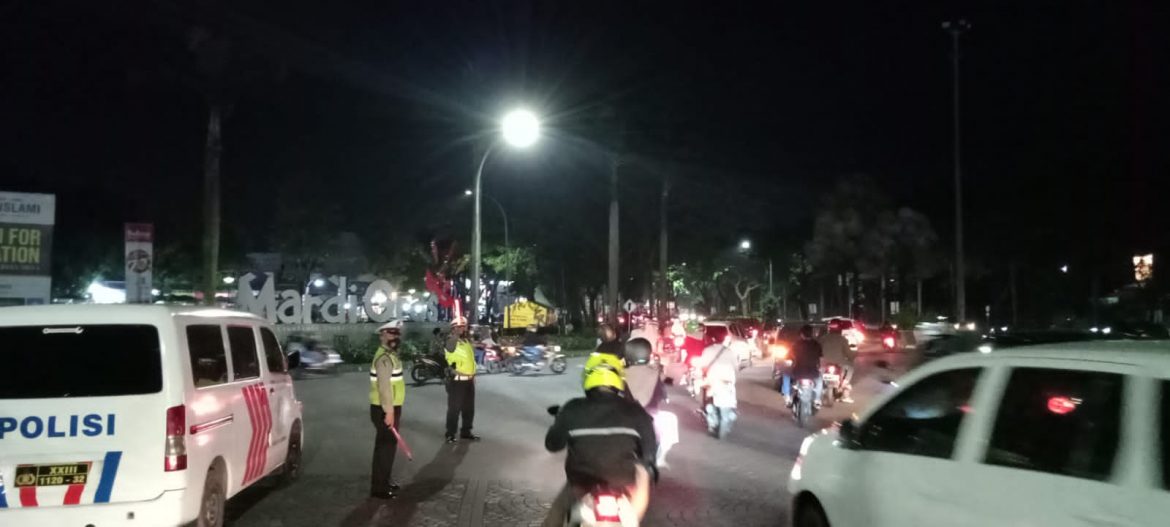 Dirlantas Polda Banten : Situasi Lalu Lintas Malam Tahun Baru Aman dan Lancar