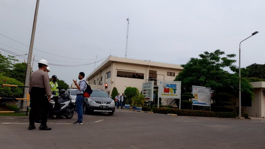 Cegah Gangguan Keamanan, Personel Ditpamobvit Polda Banten Periksa Seluruh Area PT Chandra Asri Petrochemical So Serang