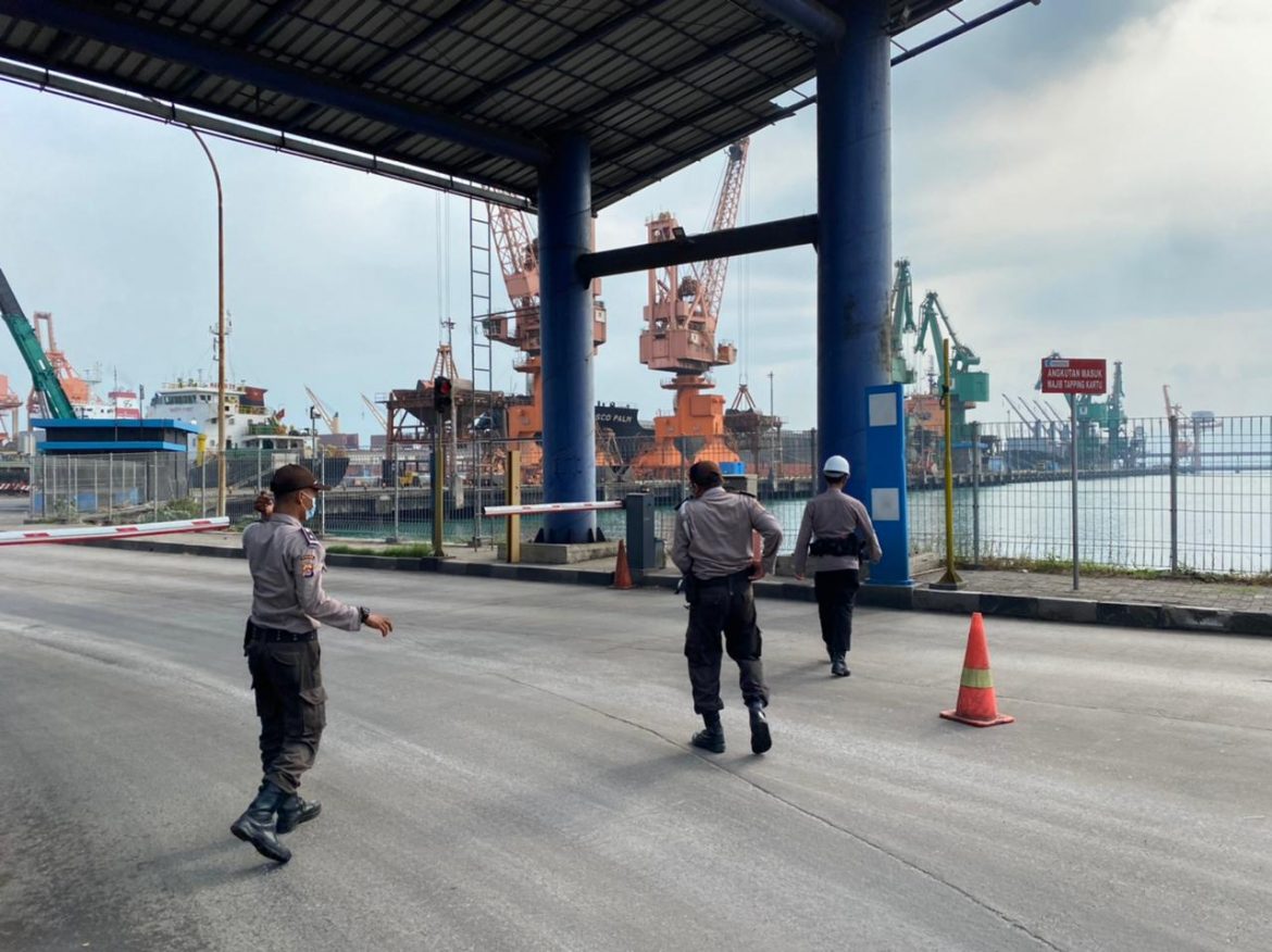 Pastikan keamanan Pada PT Indo Raya Tenaga, Personel Ditpamobvit Polda Banten Lakukan Pemeriksaan Rutin