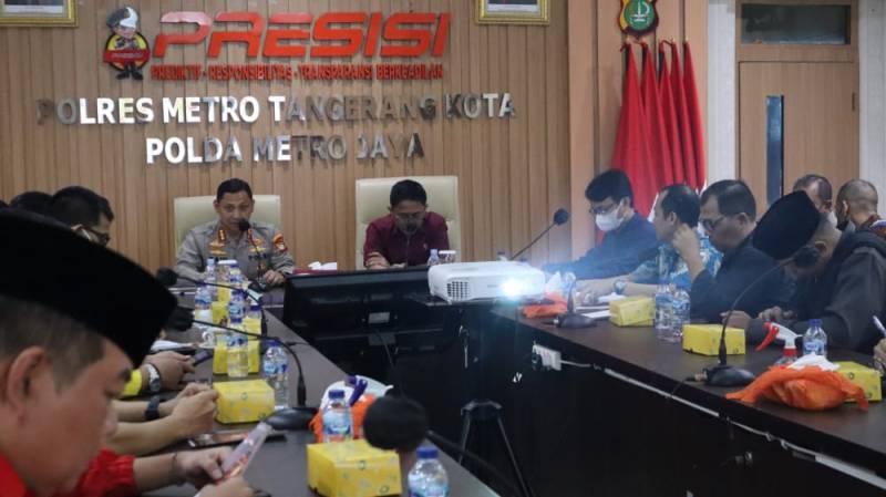 Ketua DPRD Bersama Pimpinan Partai Sambangi Polres Metro Tangerang