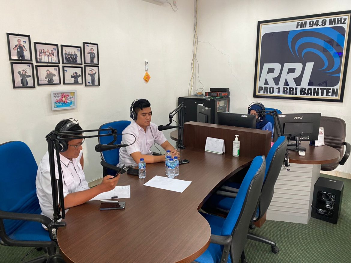 Ditreskrimum Polda Banten Talkshow Tentang Kejahatan Jalanan di Radio RRI Banten