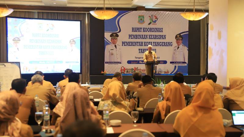Transformasi Kearsipan ke System Digital DPAD Kota Tangerang Launching Aplikasi Srikandi