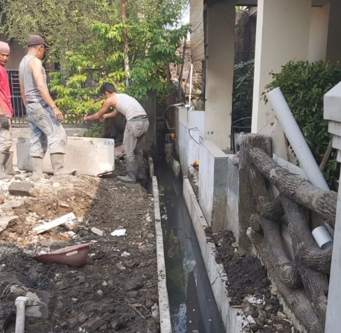 Atasi Permasalahan Banjir, Pemkot Tangerang Bangun Dua Drainase Baru di Kelurahan Belendung