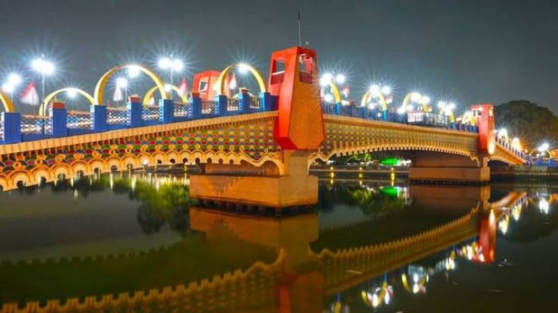 Jembatan Berendeng Jadi Landmark Ikonik di Kota Tangerang