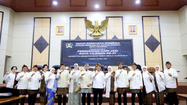 Hadiri HUT ke-27, Wagub Dimyati Minta Kota Cilegon Jadi Kota Maju dan Inovatif
