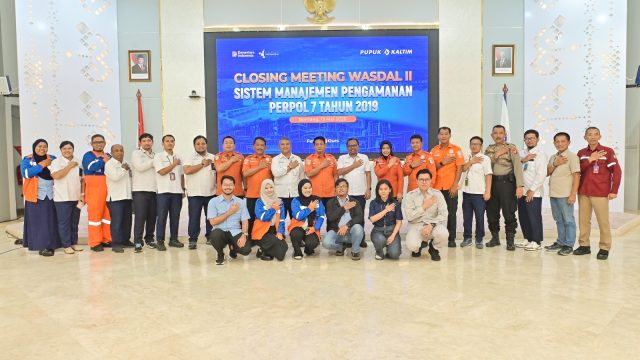 Sukses Evaluasi Elemen SMP, Pupuk Kaltim Raih Nilai 93,22 dari Tim Wasdal II Mabes Polri