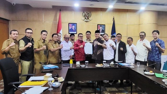 Ketua PB Porprov Banten VII Pilar Saga Ichsan Sambut Hangat Kunjungan Panwasrah/SC