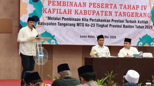 Bupati Maesyal Rasyid Buka Pembinaan Tahap IV Kafilah MTQ Kabupaten Tangerang
