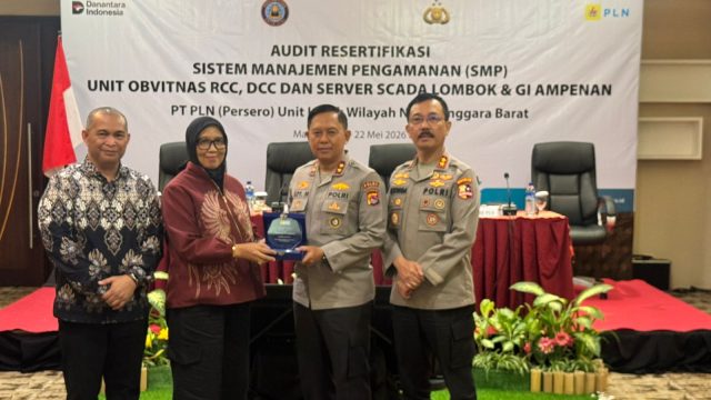 Sinergi Polri dan PLN: Audit Resertifikasi Sistem Pengamanan RCC, DCC, dan Scada Lombok Resmi Dibuka