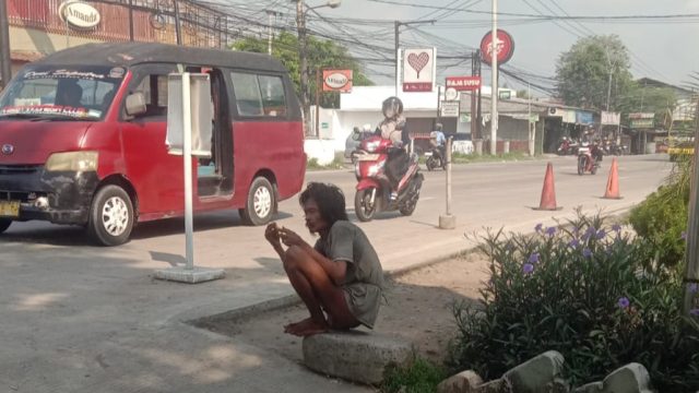 ODGJ Telanjang Berkeliaran di Ciruas, Dinsos Diduga Lalai