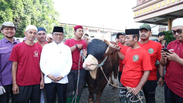 Hewan Kurban Presiden Prabowo dan Gubernur Andra Soni Disambut Antusias Warga Kreo Tangerang