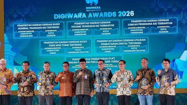 Pemkot Cilegon Raih 3 Penghargaan Terbaik dari BI, Bukti Wujudkan Tata Kelola Pemerintahan Digitalisasi