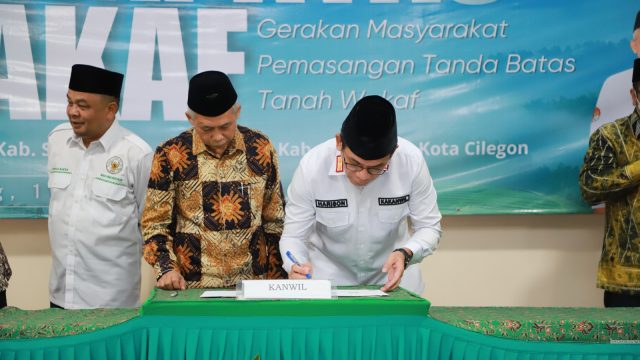 Dari Pemasangan Tanda Batas Menuju Sertipikasi, BPN Banten Percepat Perlindungan Tanah Wakaf