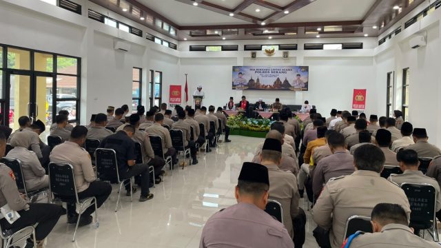 Hari Bayangkara ke-80 Tahun 2026, Polres Serang  Bersama Tokoh Lintas Agama Gelar Doa Bersama