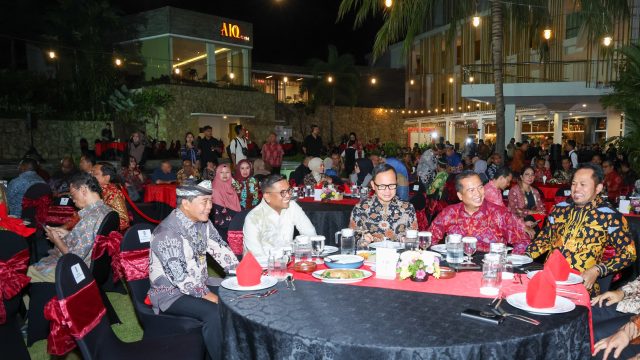 Gubernur Andra Soni Hadiri Penyambutan Peserta Raker APPSI