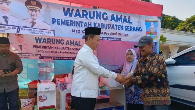 Wabup Serang Tinjau Warung Amal Pemkab Serang di Arena MTQ XXIII Banten