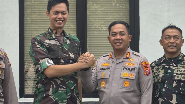 Kunjungan Silaturahmi Kapolres Serang ke Kodim 0602/Serang, Mempererat Sinergitas dan Solidaritas Polri dan TNI