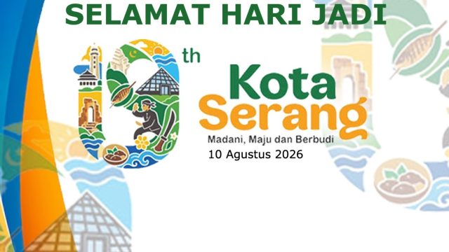 Selamat Hari Jadi Kota Serang Ke- 19 Tahun/ 2026