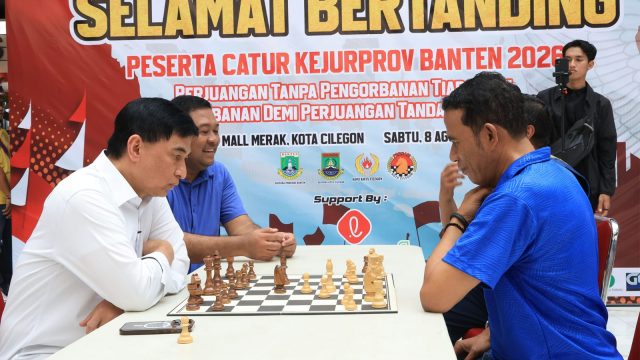 Wagub Banten Achmad Dimyati Dorong Pengembangan Atlet Catur Sejak Dini