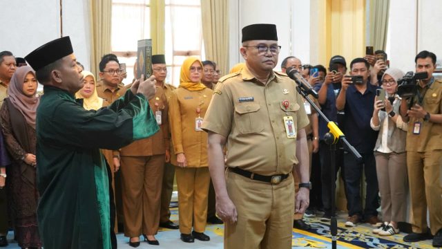 Usai Dilantik, Sekda Cilegon Aziz Tegaskan Komitmen Semua Satu Langkah
