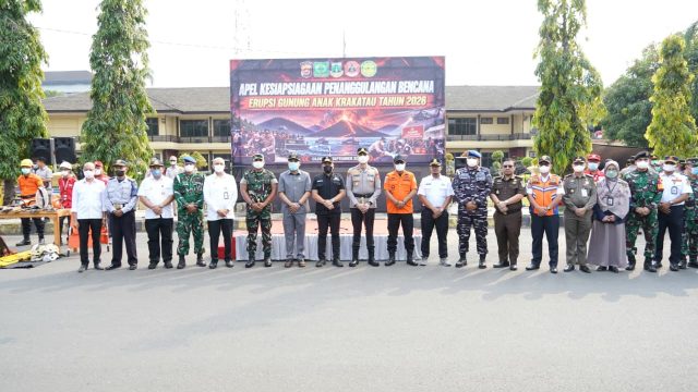 Gelar Apel Siaga Bencana Antisipasi Erupsi GAK dan Potensi Darurat, Wali Kota Robinsar Tegaskan Cilegon Siap dan Siaga