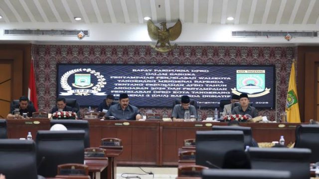 Paripurna DPRD,.Bahas Perubahan APBD Kota Tangerang 2026