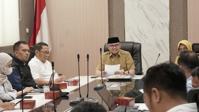 Siap Siaga Bencana Erupsi GAK, Pemkot Cilegon Gelar Rapat Konsolidasikan Bersama Industri dan OPD