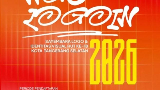 NGELOGOIN Tangsel 2026 Dibuka, Warga Diajak Rancang Identitas Visual HUT ke-18