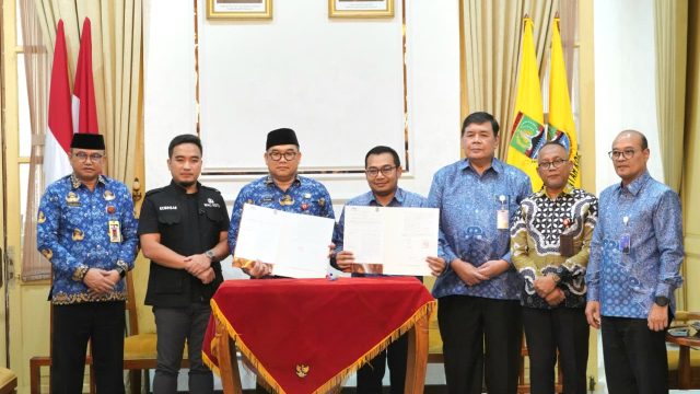 Melalui BPKPAD Pemkot Cilegon dan Bank Banten Teken MoU Pembayaran Gaji ASN
