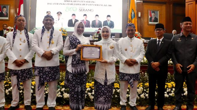5 Abad Kabupaten Serang, Bupati Ratu Zakiyah Paparkan Keberhasilan Berbagai Program